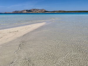 Spiaggia La Pelosa, feiner Sandstrand auf Sardinien<p></p>